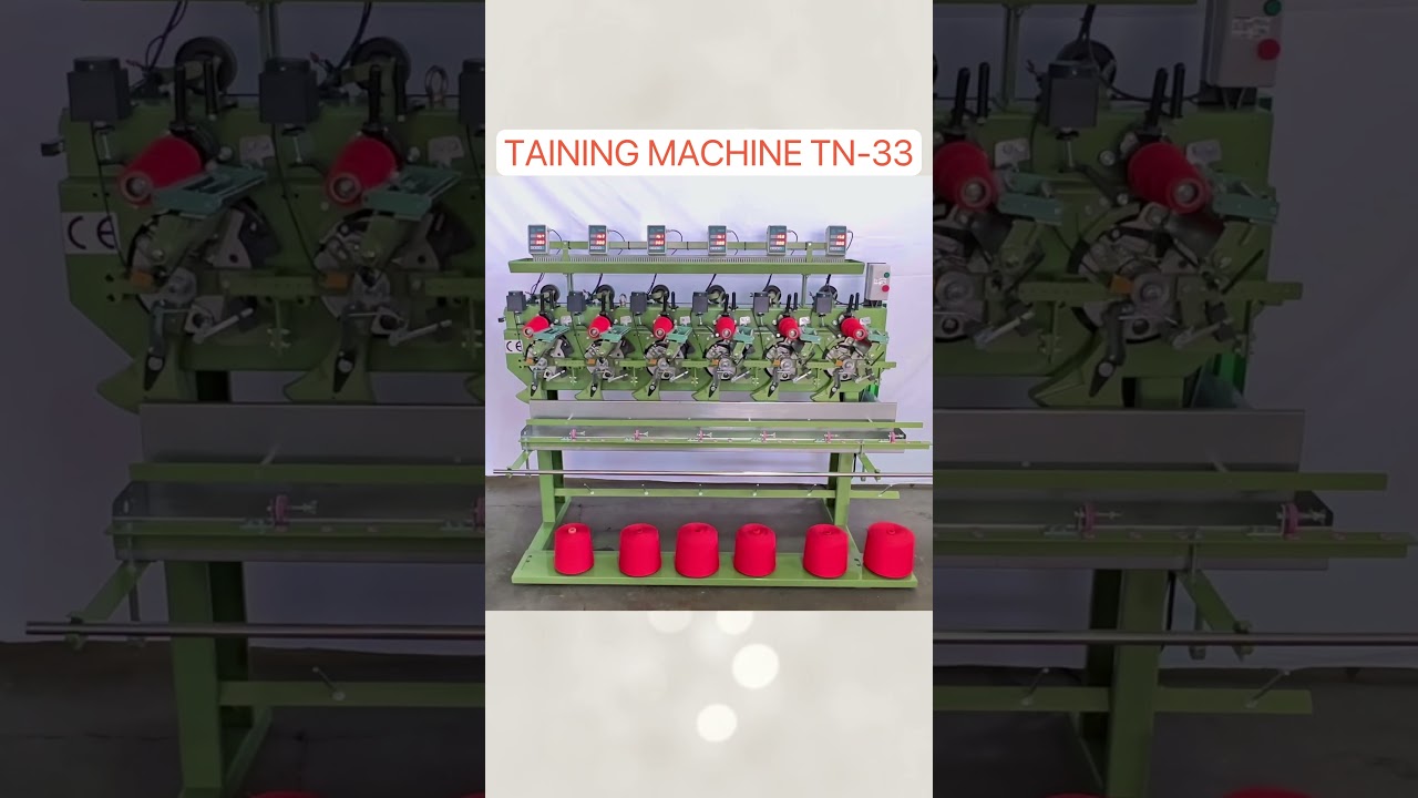 TAINING MACHINE TN-33(6) Excellent Type Cross Cone Winder #sewing thread winder #metallic yarn