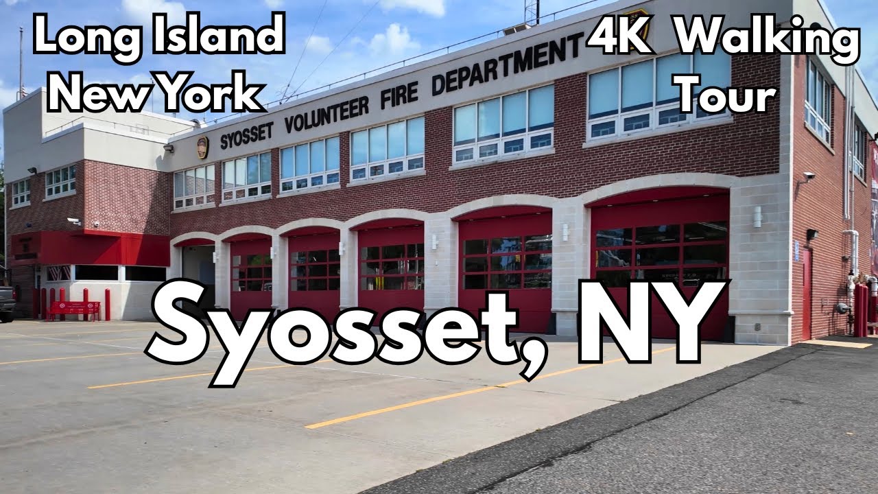 [4K] Syosset, NY WALKING TOUR: Suburban town 1HR from NYC