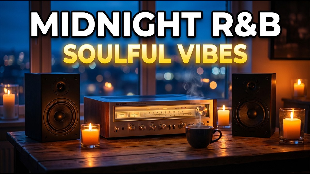 Emotional Calm R&B Beats 🌃 Midnight City Cruise for Creative Thinking & Productive Work 🚗🎶