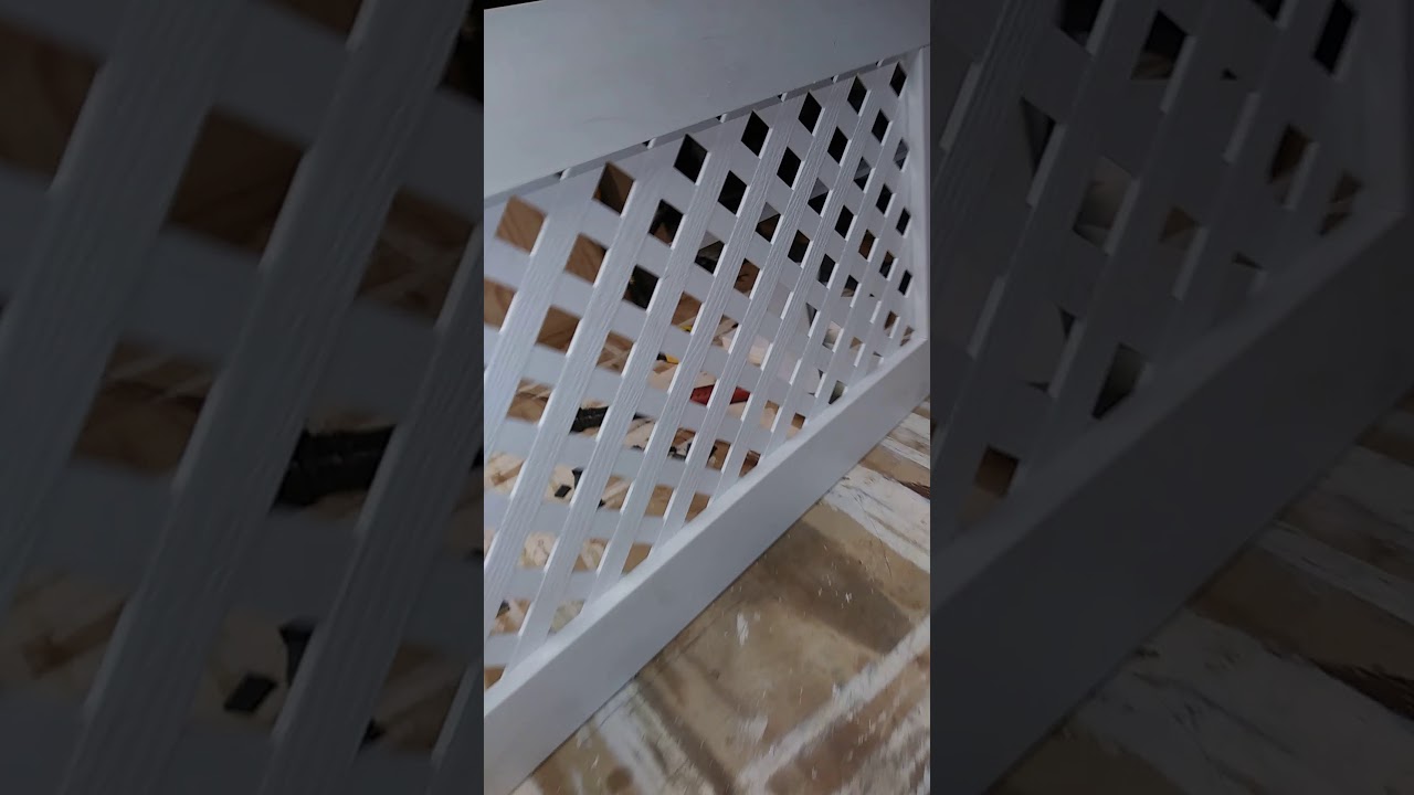 Как сделать съемные панели крыльца, виниловые решетчатые панели для закрытия плинтуса, композитны...