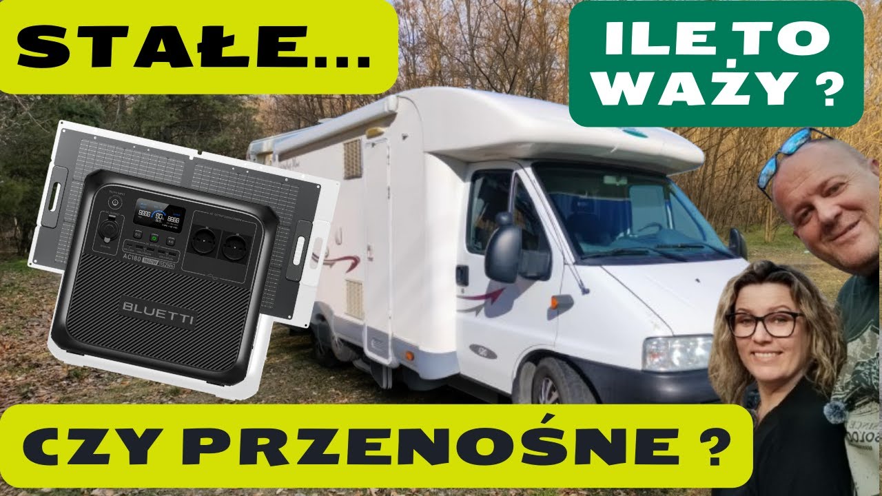 Prąd w nowym KAMPERZE⚡ Solar na dachu czy BLUETTI AC180 + MP200❓ W końcu mamy ROWERY🚴🚴