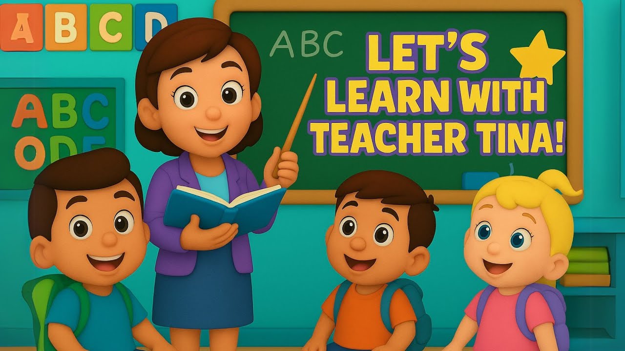 🎒 &ldquo;Teacher Tina Teaches Me!&rdquo; &ndash; Fun School Song for Kids | Learn with Community Helpers #teacher