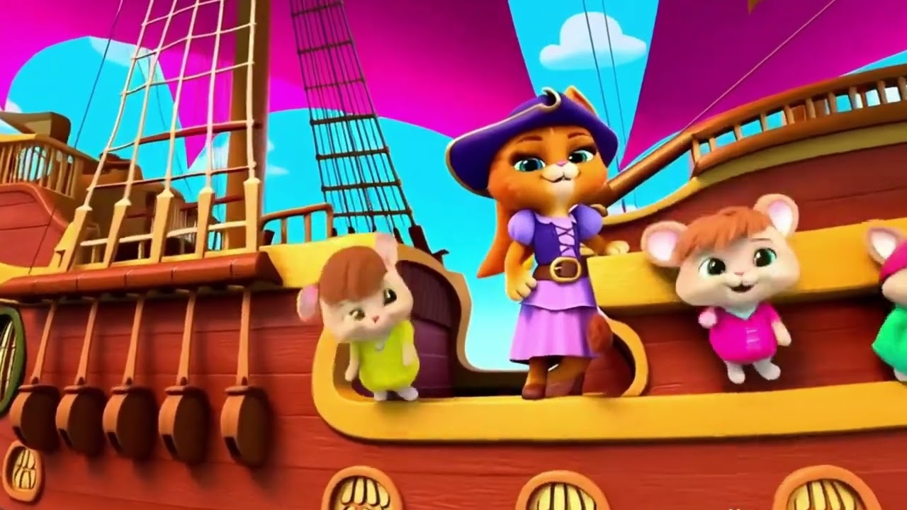 Pirate Kat and the Cannonballs | Children's Song
