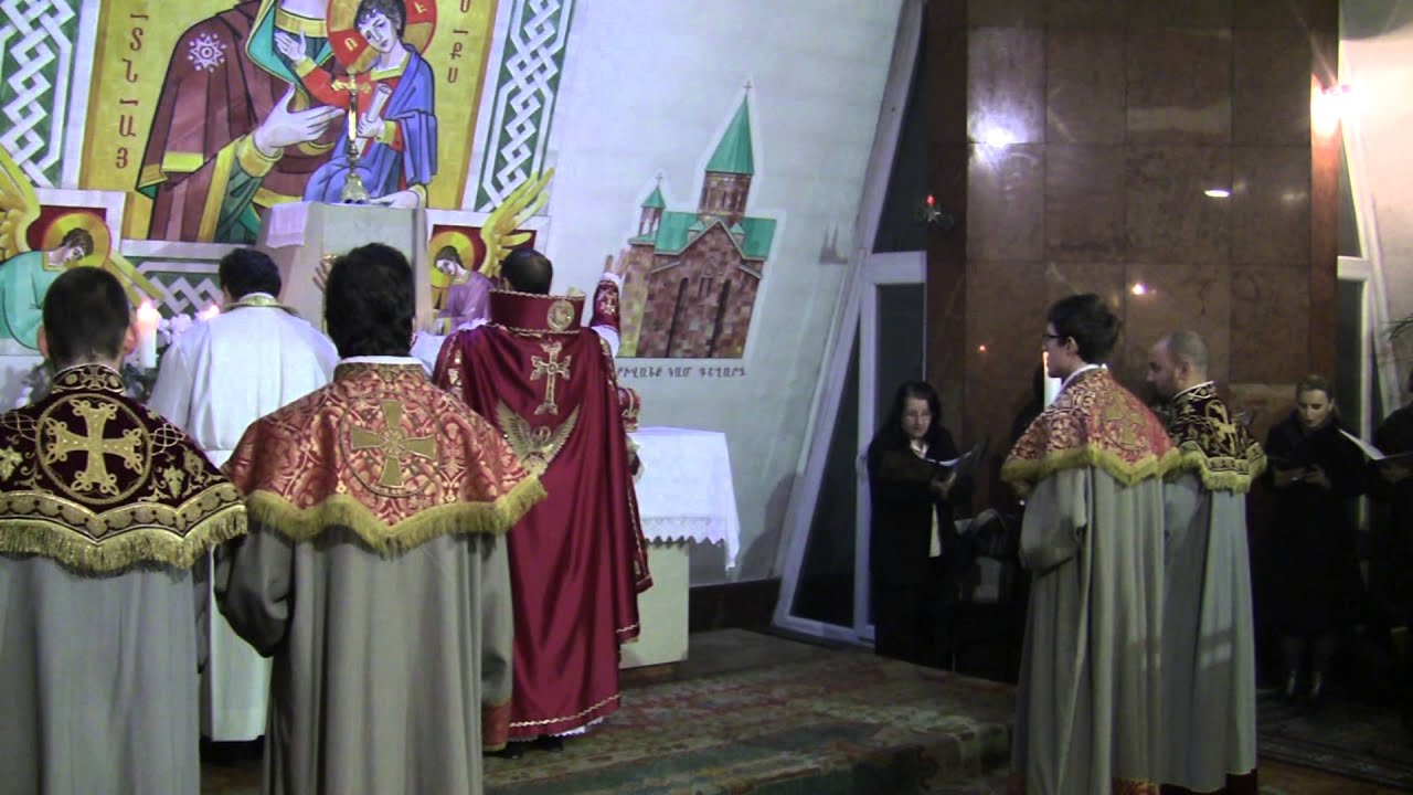 Armenian Catholic Divine Liturgy for the Feast of the Immaculate Conception in Budapest