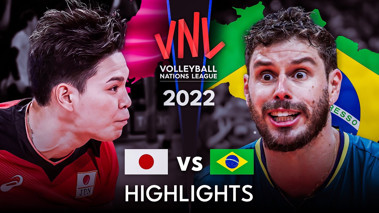 HISTORICAL MATCH | JAPAN vs BRAZIL | Men's VNL 2022