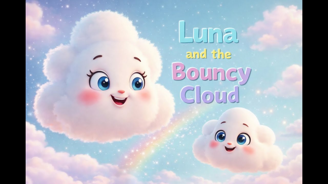🌙 Luna and the Bouncy Cloud | Bedtime Story for Kids | Calm Sleep Story | Jojo’s Wonder World