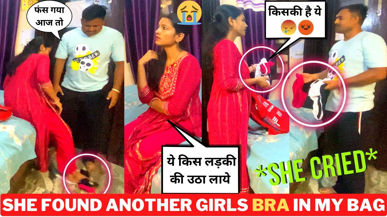 SHE FOUND ANOTHER GIRLS BRA IN MY BAG 😱 PRANK GONE WRONG 😭 prank on wife 😜 || ArtiDakshOfficia