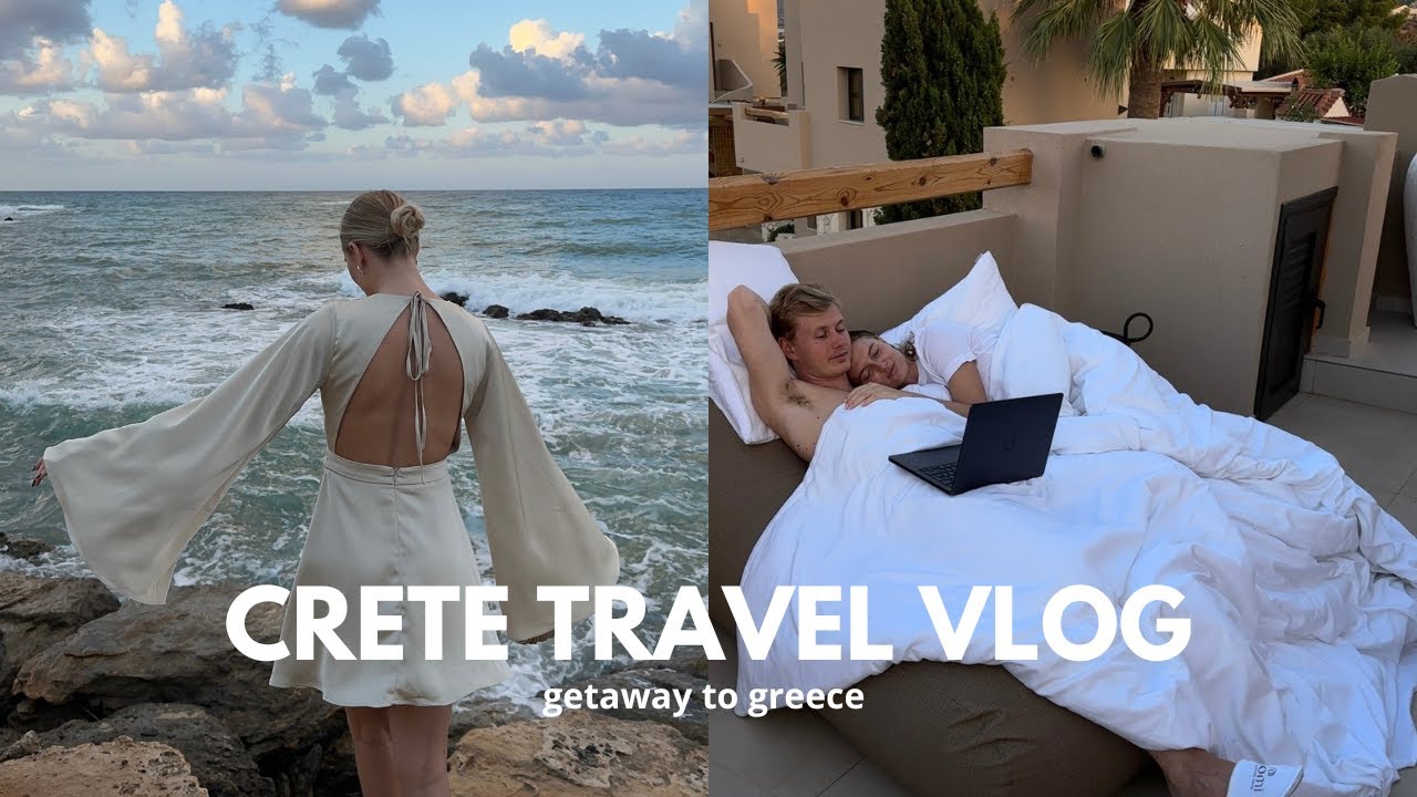 Let's go to Greece⎢travel vlog exploring Crete