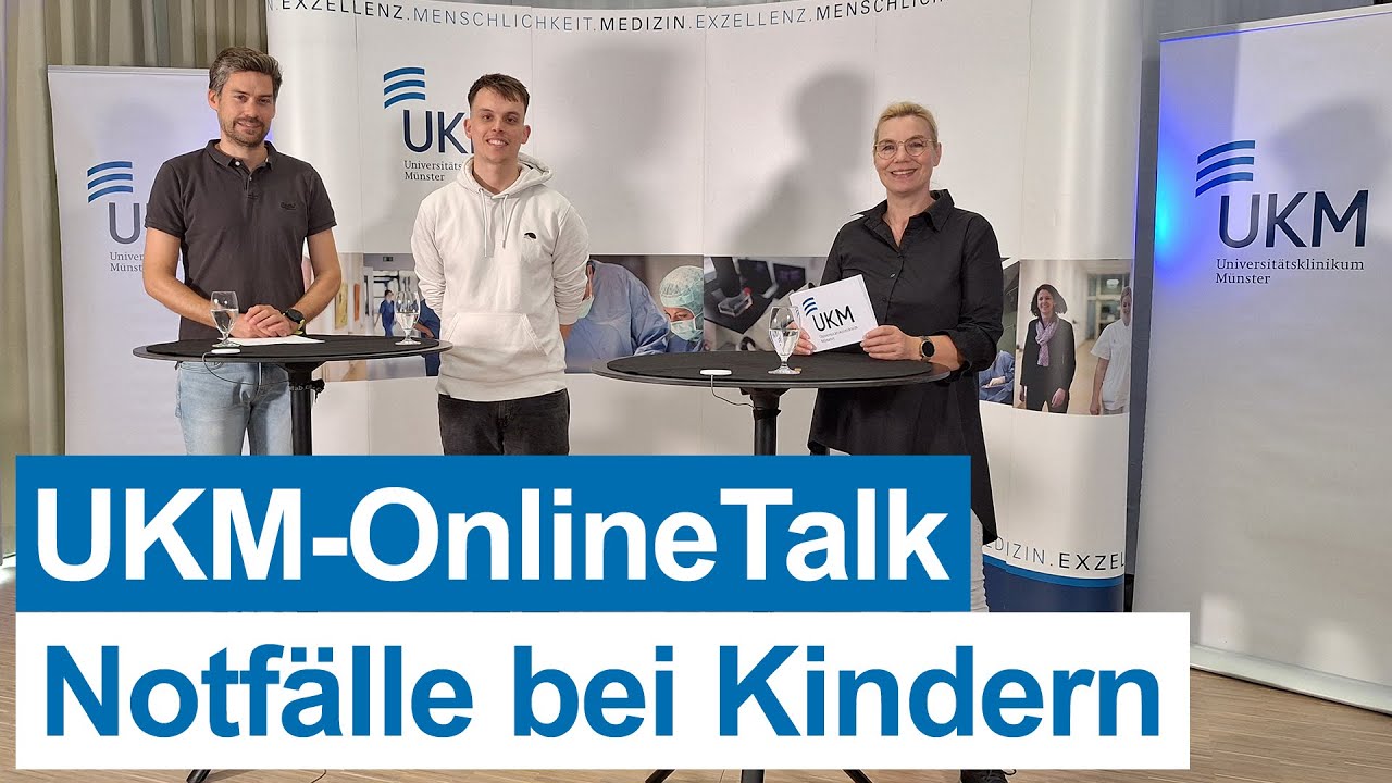 UKM-OnlineTalk | Von Fiebersaft bis Rettungswagen: Was Eltern wissen sollten
