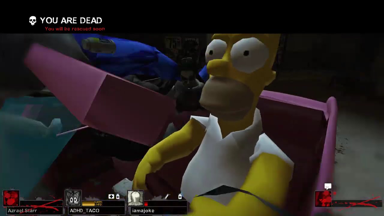 Modded Left 4 Dead 2 but we made our mics sound like dog water