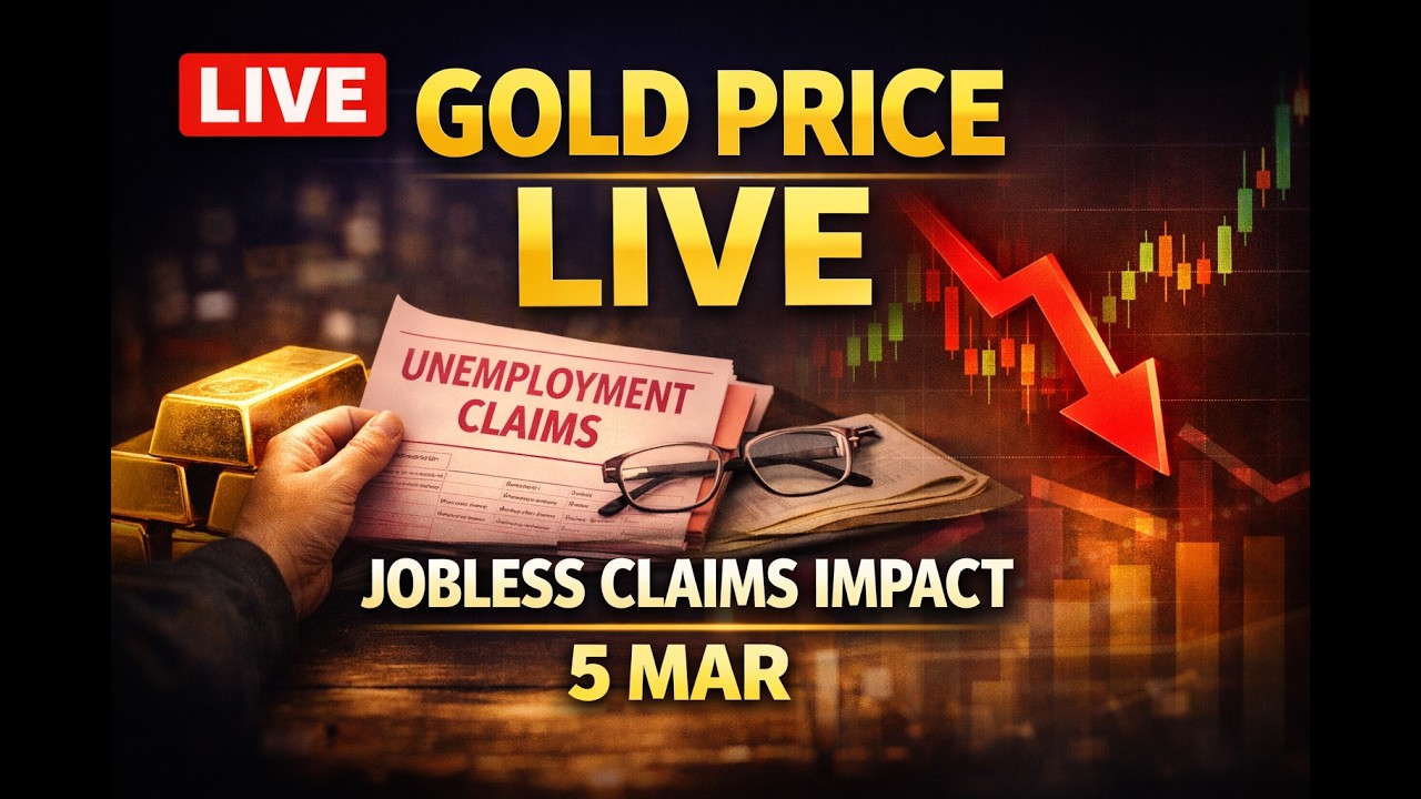 Gold Price Live | XAUUSD Scalping, Breakouts & Jobless Claims Impact | 5 Mar 2026