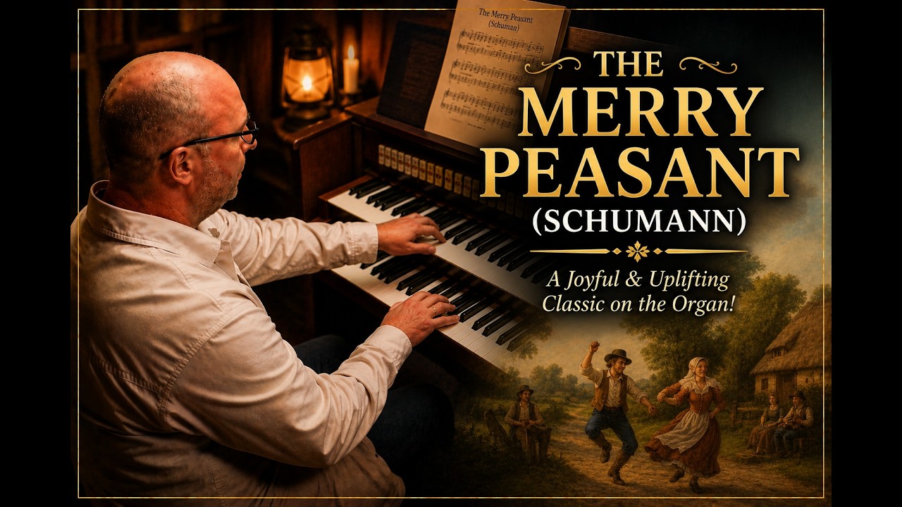 PIPE ORGAN COVER: THE MERRY PEASANT (Schumann) by Martijn Koetsier
