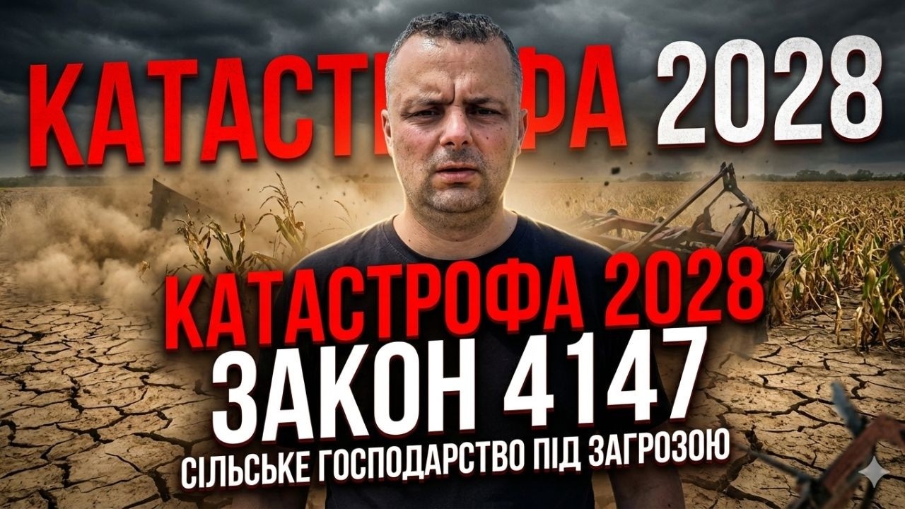 Катастрафи в сільському господарстві в 2028р із законом 4147