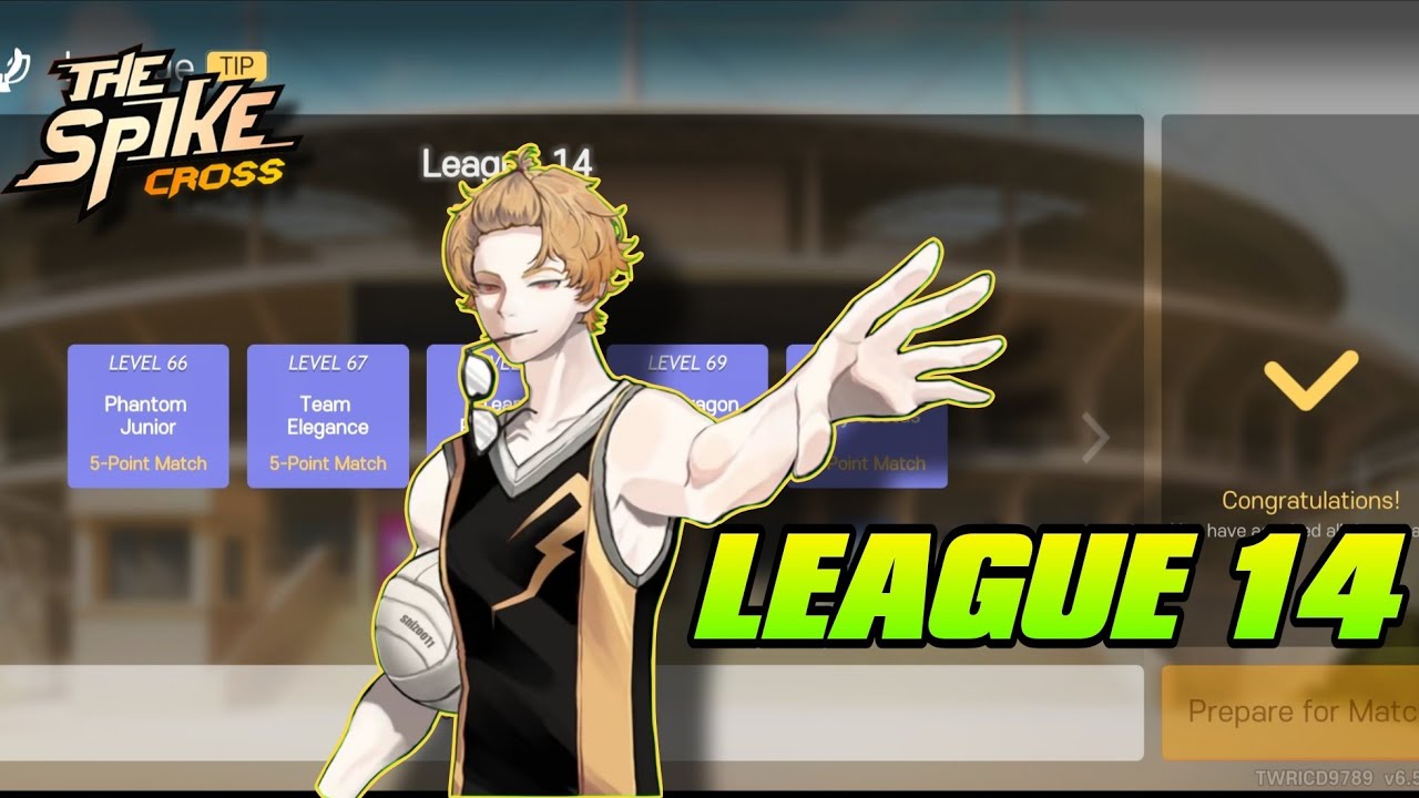 League 14 Full Stage Gameplay | The Spike Volleyball Cross 