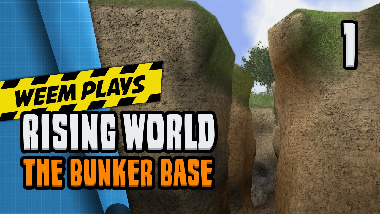 Rising World - Building a Bunker Base - Part 1
