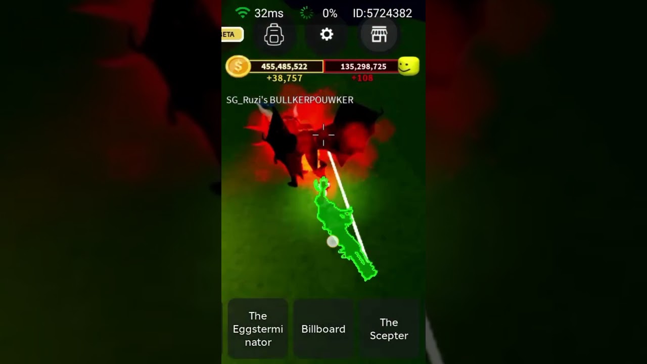shoot and eat noobs - Eating Emerald Biggest Pouwk BULL #roblox #shootandeatnoobs #games