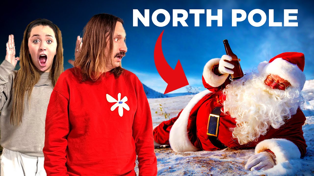 We flew 3,000km to have a pint with Santa