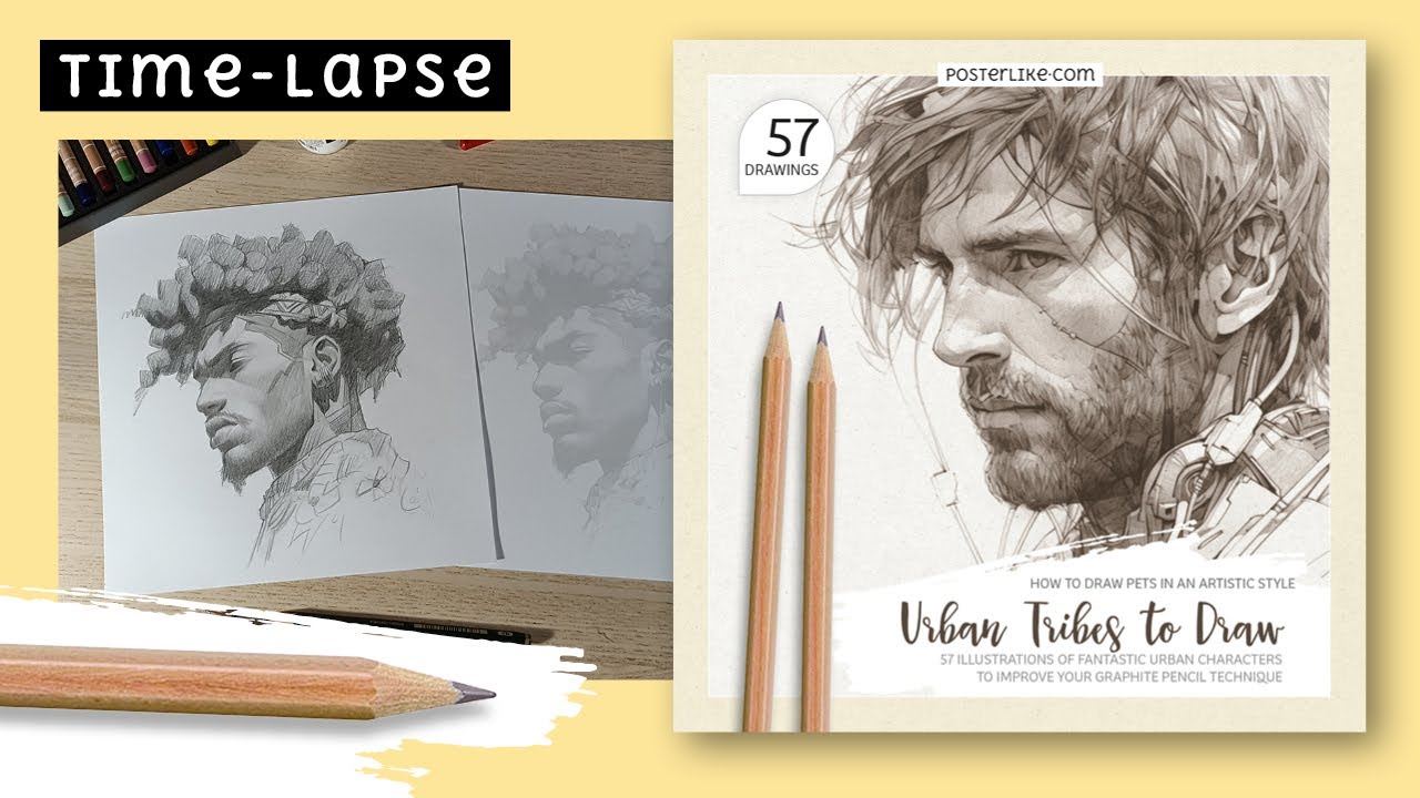 Urban Tribe Portraits: An Afropunk Pencil Timelapse