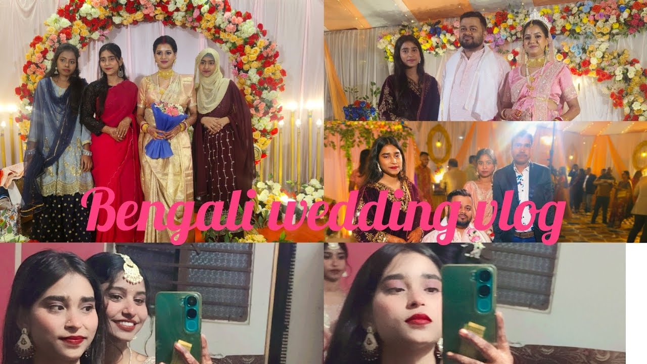 Enjoying Bengali Wedding 🎊 | Traditional Marriage Vlog#BengaliWedding #IndianWedding #WeddingVlog