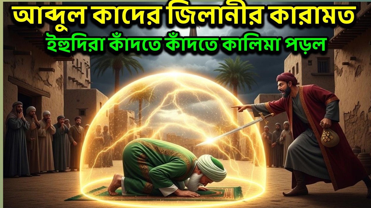 😢 ইহুদি গ্রামে বন্দী গাউসে পাক! হযরত আব্দুল কাদির জিলানীর অবাক করা কারামত | ইহুদি গ্রামের ঘটনা 🕌