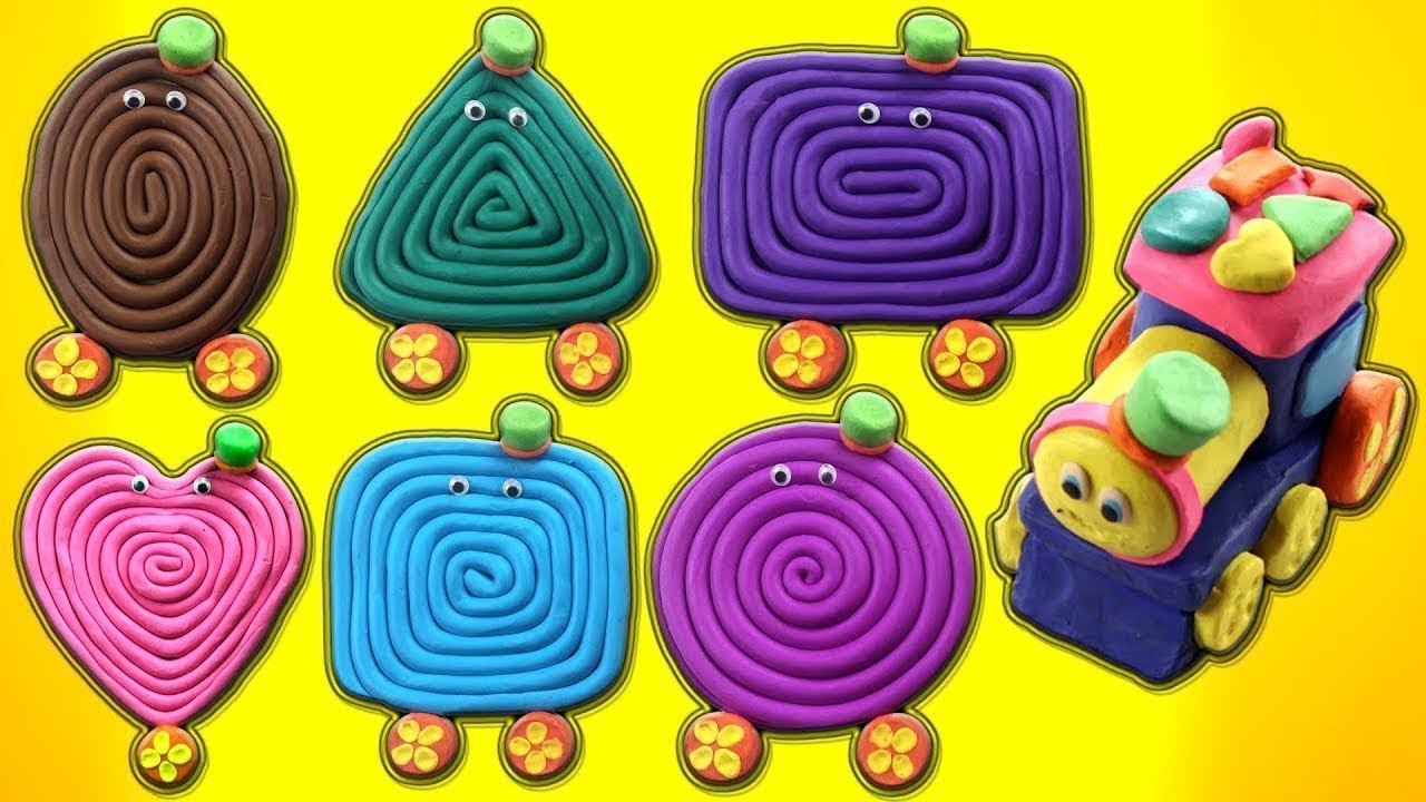 Learn Shapes Names With Bob the Train for Kids + More Educational Videos