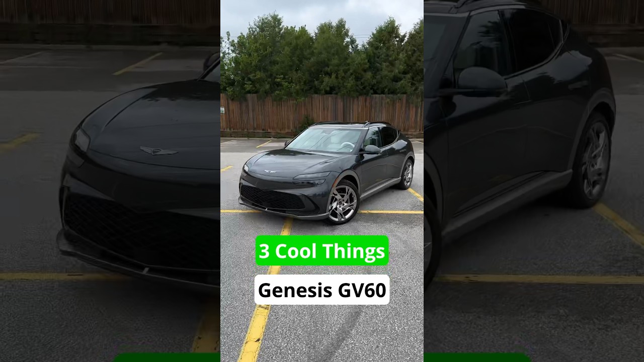 3 Cool Features of the 2024 Genesis GV60 Performance #electricvehicle #carreview #carbuying #cars