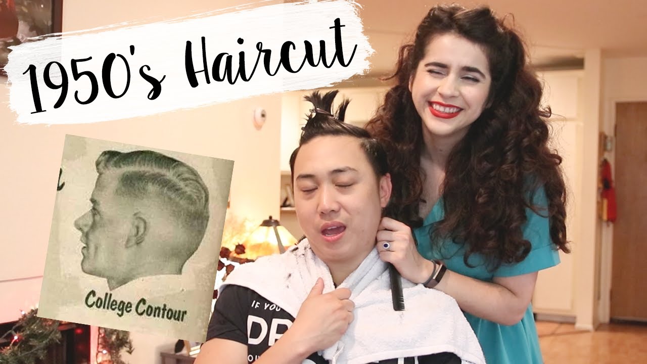 Giving my husband a (bad) 1950’s haircut