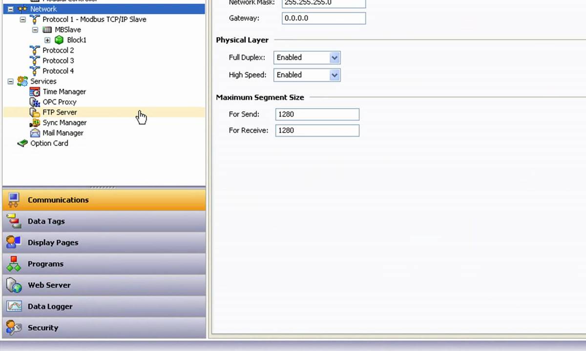 Red Lion Controls Crimson 3 Software - Web Server Configuration