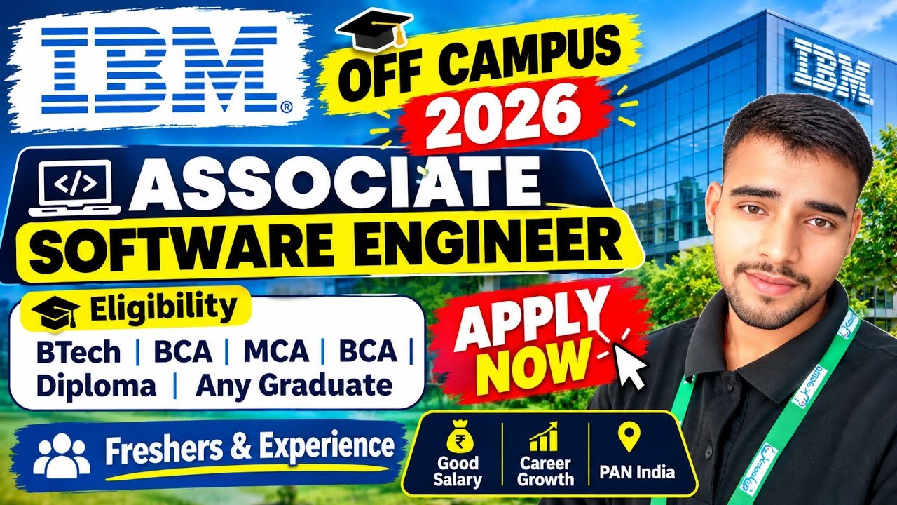 IBM Off Campus Drive 2026 | Associate Software Engineer | Freshers | 0&ndash;2 Years | Apply Now