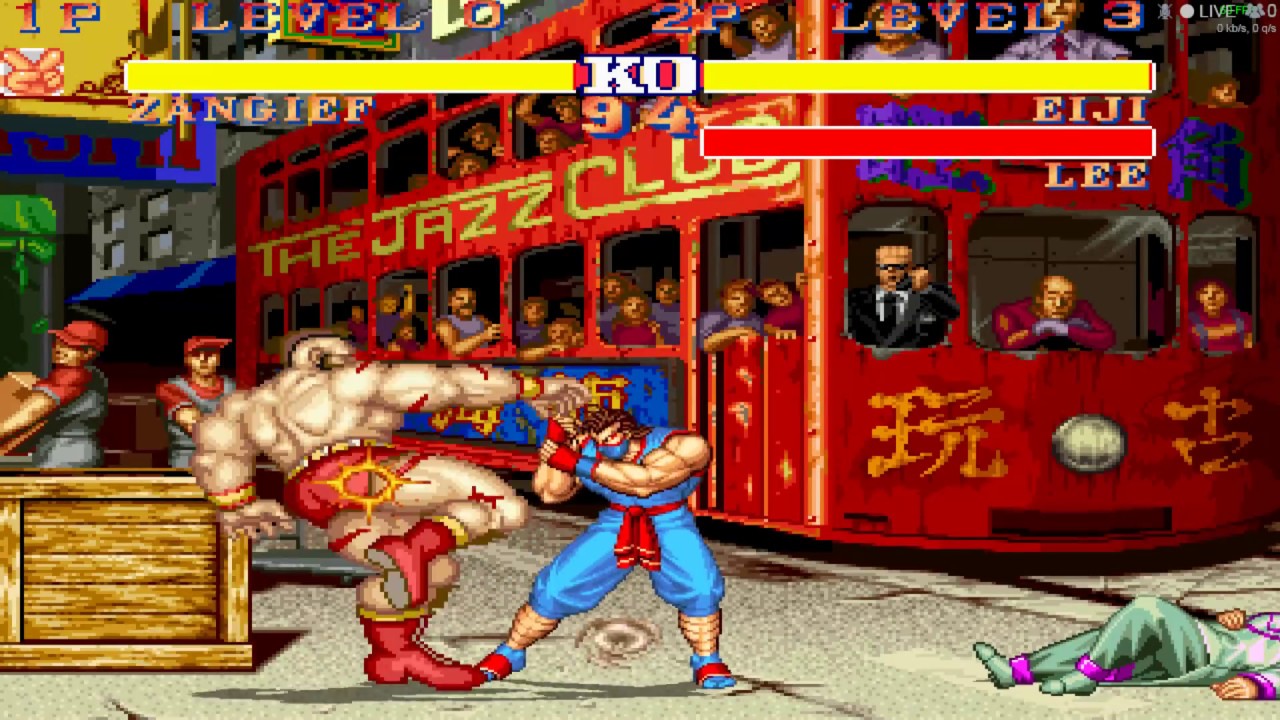 Street Fighter II Deluxe II - Zanguief vs Team