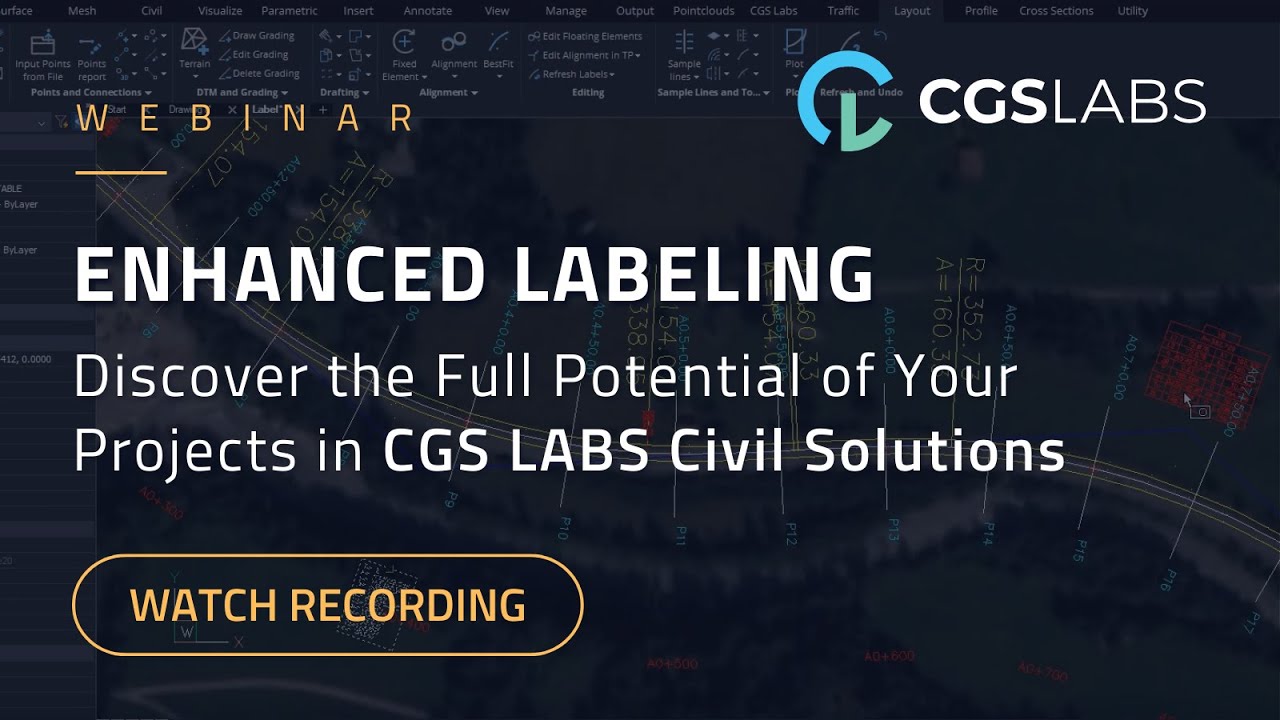 Discover the Full Potential of Your Projects with Enhanced Labeling in CGS LABS Civil Solutions