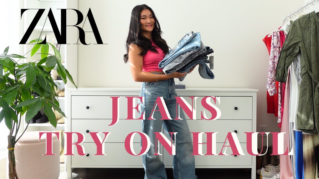 ZARA SS24 JEANS TRY ON HAUL | PETITE 5'2
