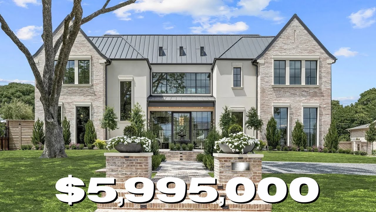 TOUR A $5.9M TRANSITIONAL HOME | Texas Real Estate | Dallas Realtor | PRESTON HOLLOW