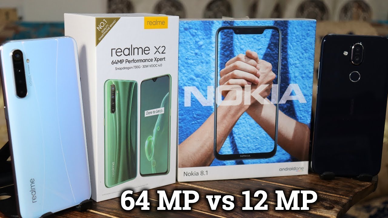 Realme X2 vs Nokia 8.1 🔥64MP vs 12 MP📷 30W Fast Charging 🔋झटका लगेगा देख के