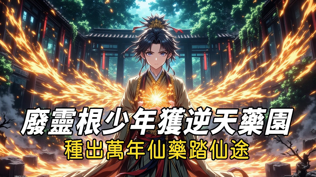 《廢靈根少年獲逆天藥園，種出萬年仙藥踏仙途！》五靈根雜役陸青禾意外開啟神秘空間，靈藥百倍生長！百年靈藥、千年仙草、萬年仙藥唾手可得，煉仙丹、養靈獸、修神通，雜役逆襲踏上巔峰仙路！#修仙 #故事頻道