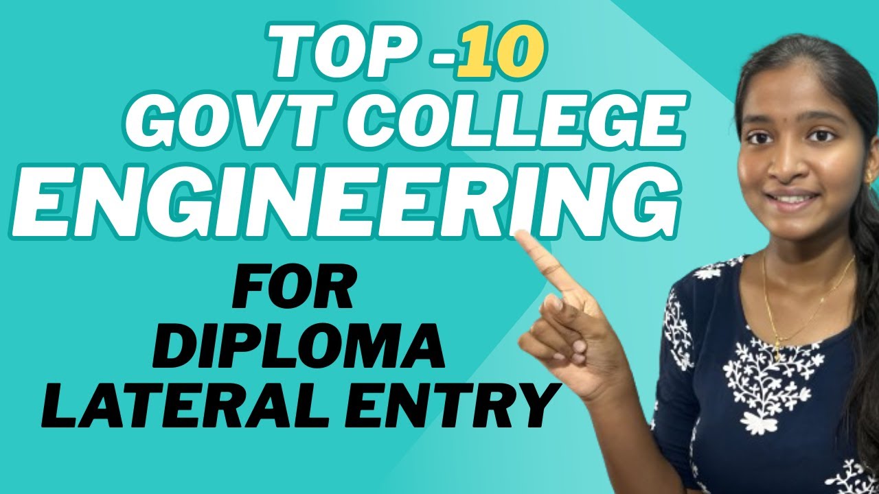 🎓Top 10 Engineering Colleges for Lateral Entry Students in 2025 | Best LEET Colleges in Tamil Nadu