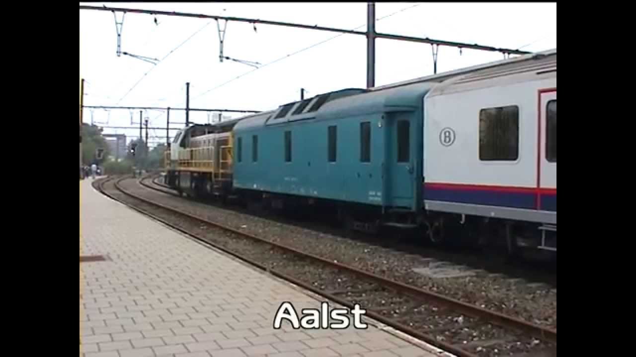 PFT-TSP, 10/06/2000, voyage en Flandres, train de voitures M4 et s&eacute;rie 77 SNCB (DV)