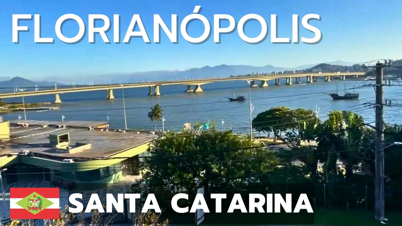 Conheça  Florianópolis SC  a  ponte Hercilio luz e a Rodoviária