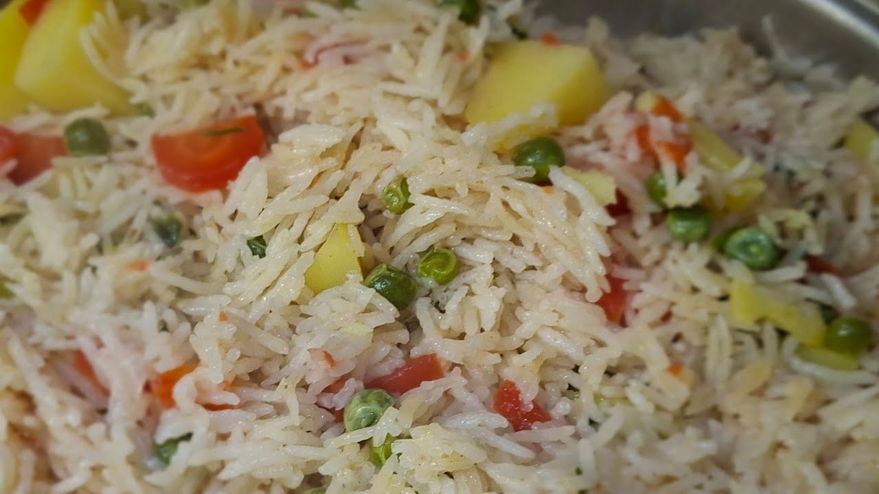 Quick & Easy Vegetable Pulao | One-Pot Aromatic Rice Recipe|Less spice Stay Healthy