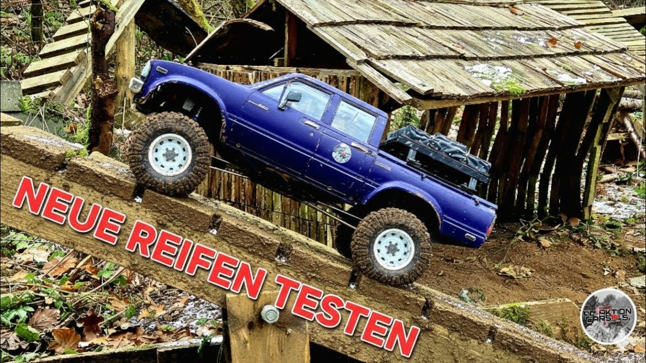 Grip ohne Ende? Neue Reifen-Injora Kraken Claw am 1:10 Toyota Hilux Scale Crawler!