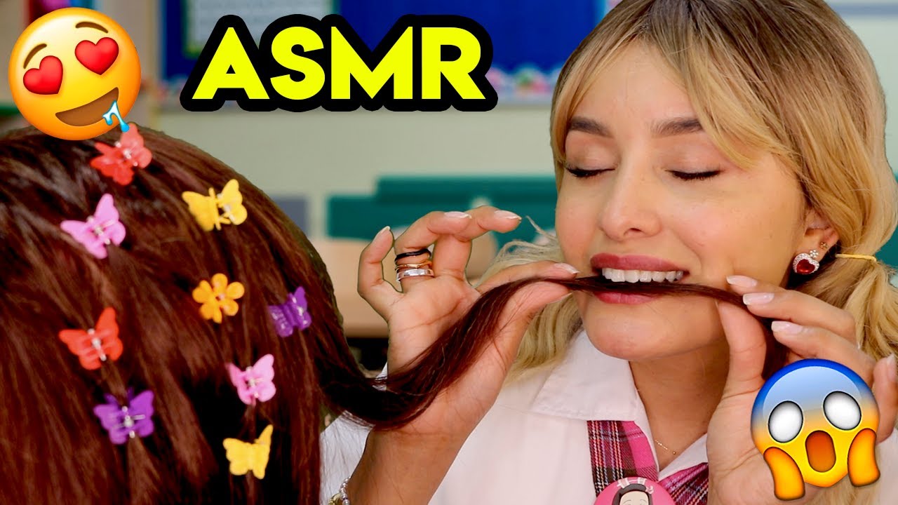 #2 La MORRA q/está 🤯 OBSESIONADA contigo 😱 se COME tu CABELLO en el SALÓN 📚 I Ges ASMR