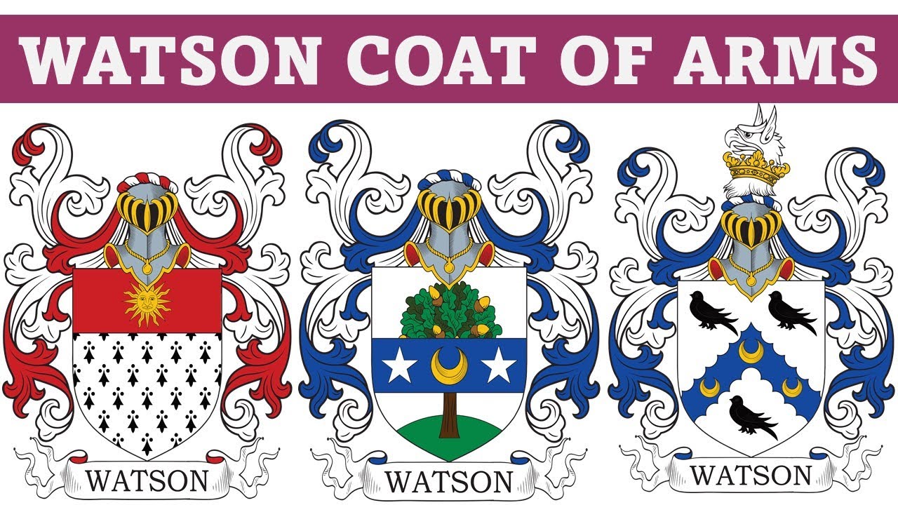Watson Coat of Arms & Family Crest - Symbols, Bearers, History