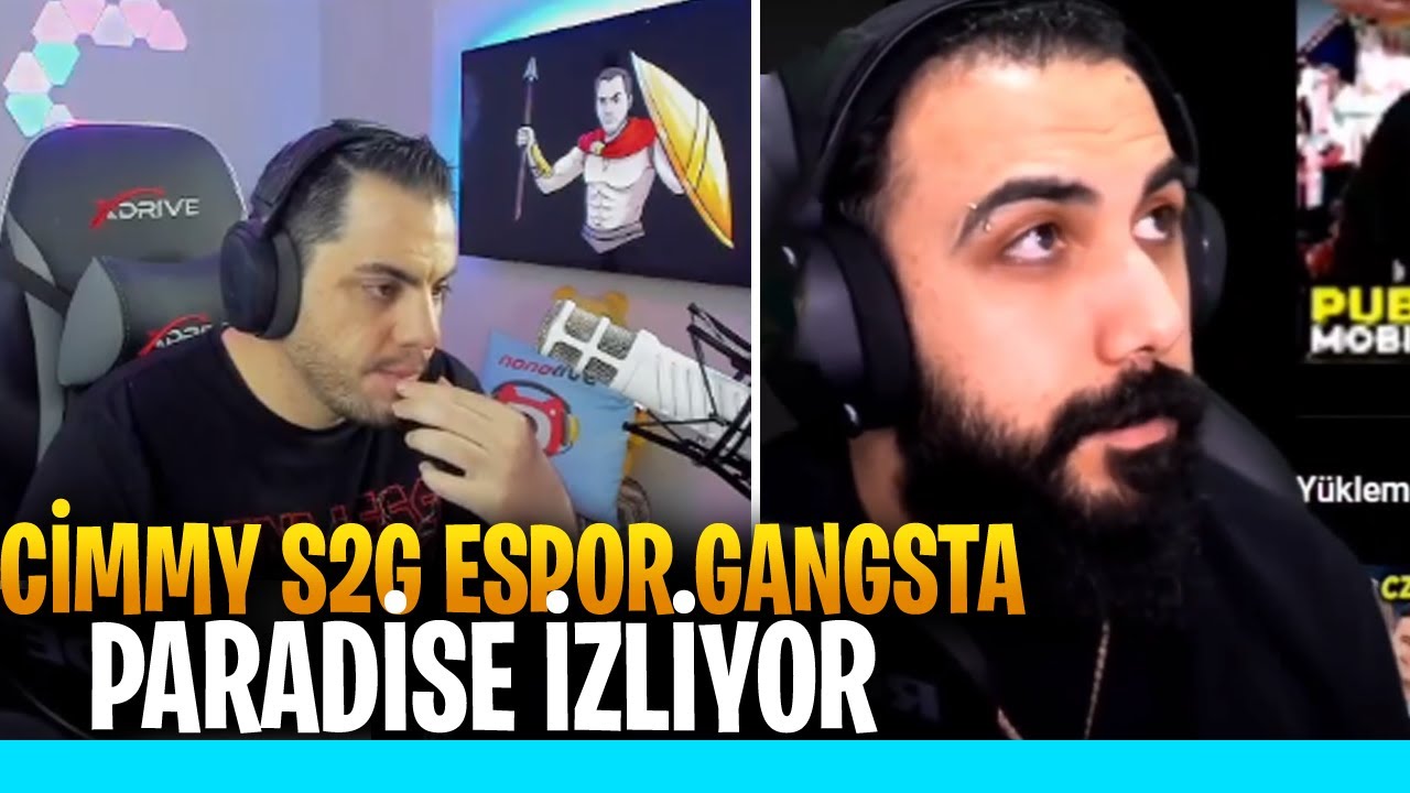 CİMMY TV | CİMMY S2G ESPOR GANGSTA PARADİSE İZLİYOR