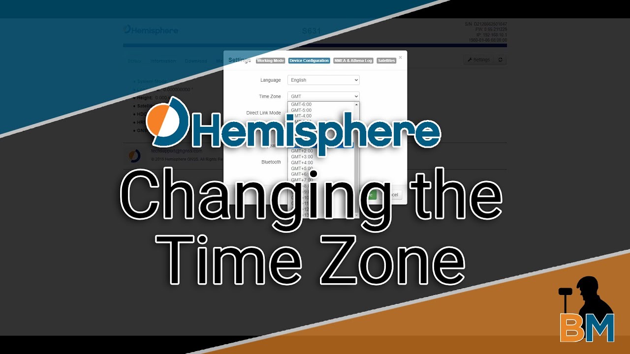 Hemisphere How To: Changing Your Time Zone | Bench Mark