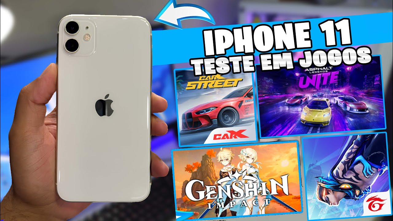 IPHONE 11 - TESTE de JOGOS EM 2025! (RODOU TUDO ?)