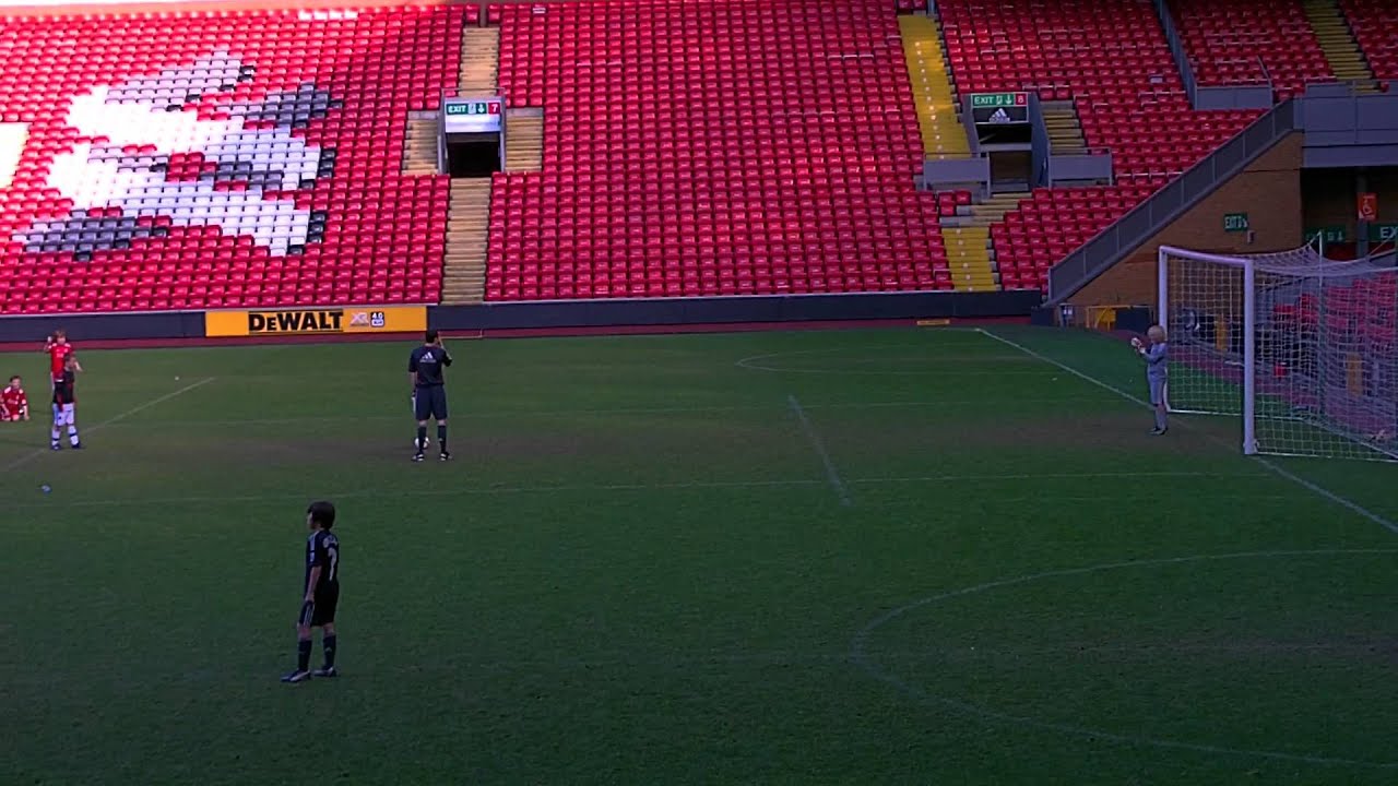 Fantastic penalty at KOP end Liverpool!