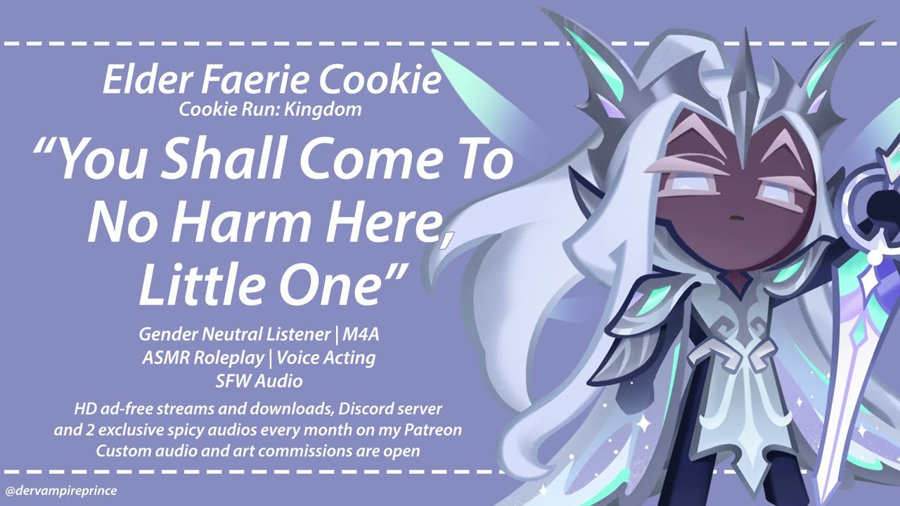 ASMR | Cookie Run - Elder Faerie Heals Your Wounds [M4A] [Injured Listener]