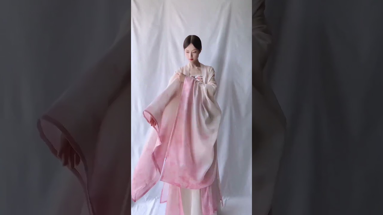 how to wear hanfu Han Dynasty Chest-length skirt Chinese Hanfu 594