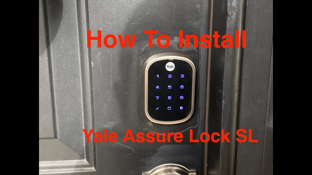 Установка засова Yale Assure Lock SL YRD256