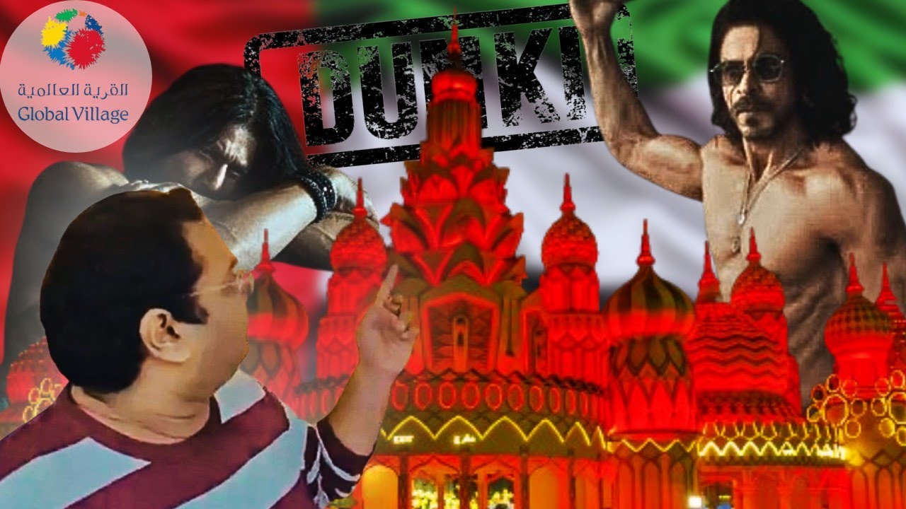 Dubai [4k] Global Village Tour, Mini World, Floating Market | Promote Dunki With SRK